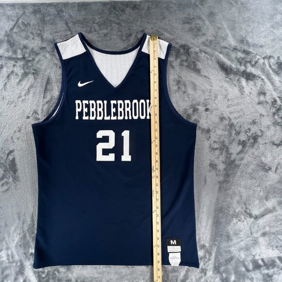 Nike Team Basketball Jersey Men M Pebblebrook High School Atlanta Georgia Team - Picture 8 of 11